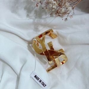 YSL Monogram Cuff Bracelet